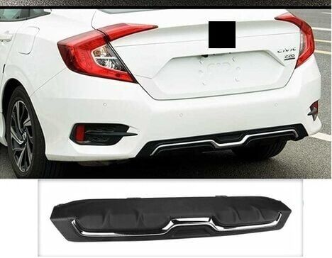 Honda Civic Fc5 Uyumlu  2016-2021 Difüzör Karbon