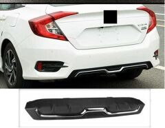 Honda Civic Fc5 Uyumlu  2016-2021 Difüzör Karbon