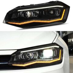 Volkswagen Polo Uyumlu Yedek Parça 2018-2020 Full Led Far