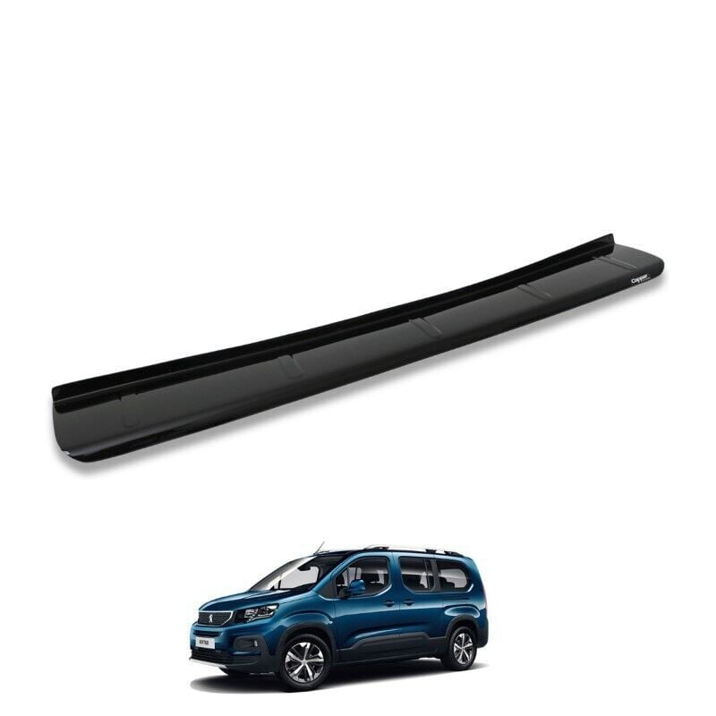 Peugeot Rifter 2019 - Uyumlu Yedek Parça Arka Tampon Eşiği Koruma Parlak