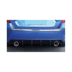 Honda Civic Fc5 Uyumlu  2016-2020 Difüzör Çift Çıkış Mat Siyah