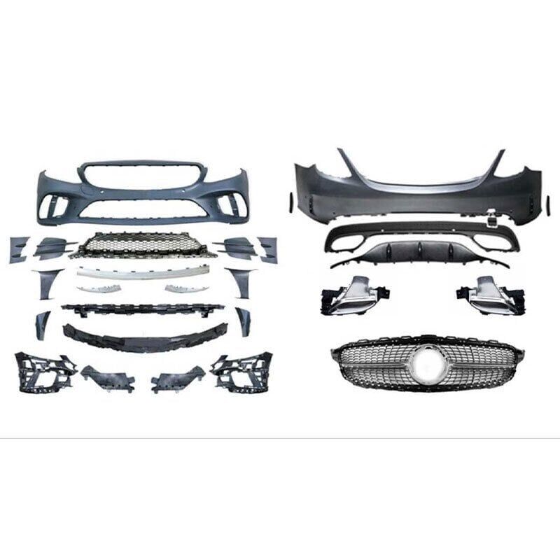 Mercedes W205 C Serisi Uyumlu Yedek Parça Makyajlı Amg Body Kıt (Oem Amg Dönüşüm)