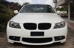 Bmw 3 Serisi E90 2009-2011 İçin Uyumlu LCI M3 Görünüm Ön Tampon + Panjur (Sis Lambaları Dahil)