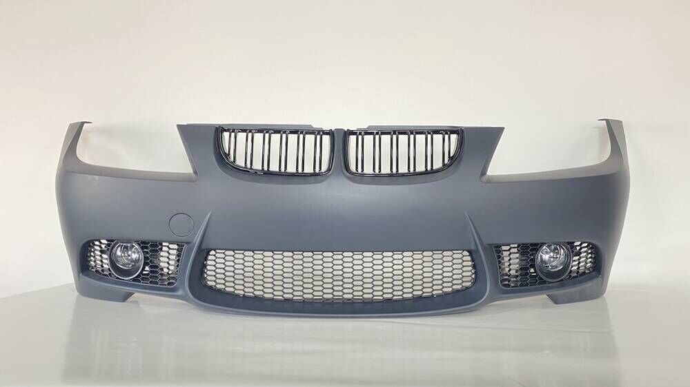 Bmw 3 Serisi E90 2005-2008 İçin Uyumlu M3 Görünüm Ön Tampon + Panjur (Sis Lambaları Dahil)