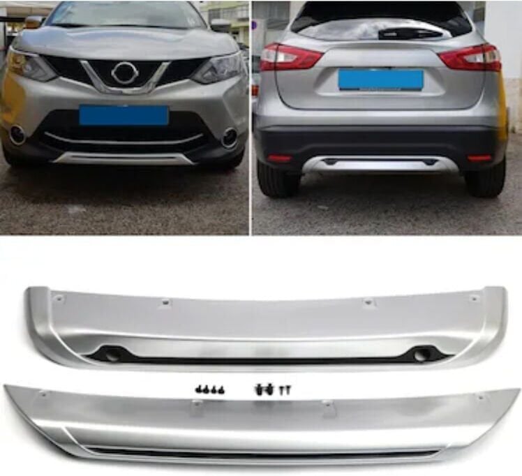 Nissan Qashqai 2014-2017 Uyumlu Yedek Parça Ön ve Arka Difüzör