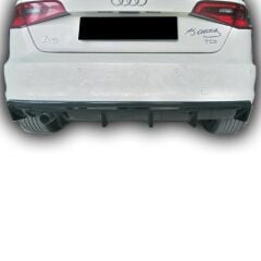 Audi A3 2013 Sonrası Uyumlu HB Arka Difüzör Boyasız