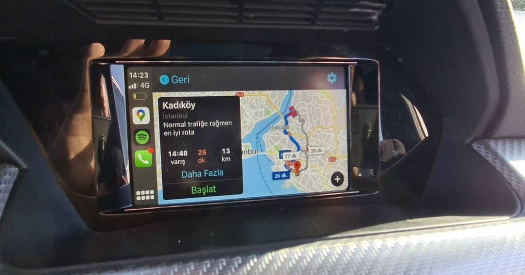 Mercedes Glk Ntg4.5 Orj.Ekrana Carplay+And.Auto İnterface