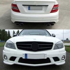 Mercedes W204 2007-2011 C63 Uyumlu Body Kit (Makyajsız)