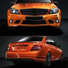 Mercedes W204 2007-2011 C63 Uyumlu Body Kit (Makyajsız)