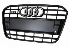 Audi A6 2015-2018 İçin Uyumlu Panjur S6 Siyah