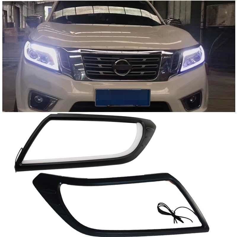 Nissan Navara NP300 Uyumlu Ledli Far Çerçevesi