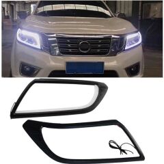 Nissan Navara NP300 Uyumlu Ledli Far Çerçevesi