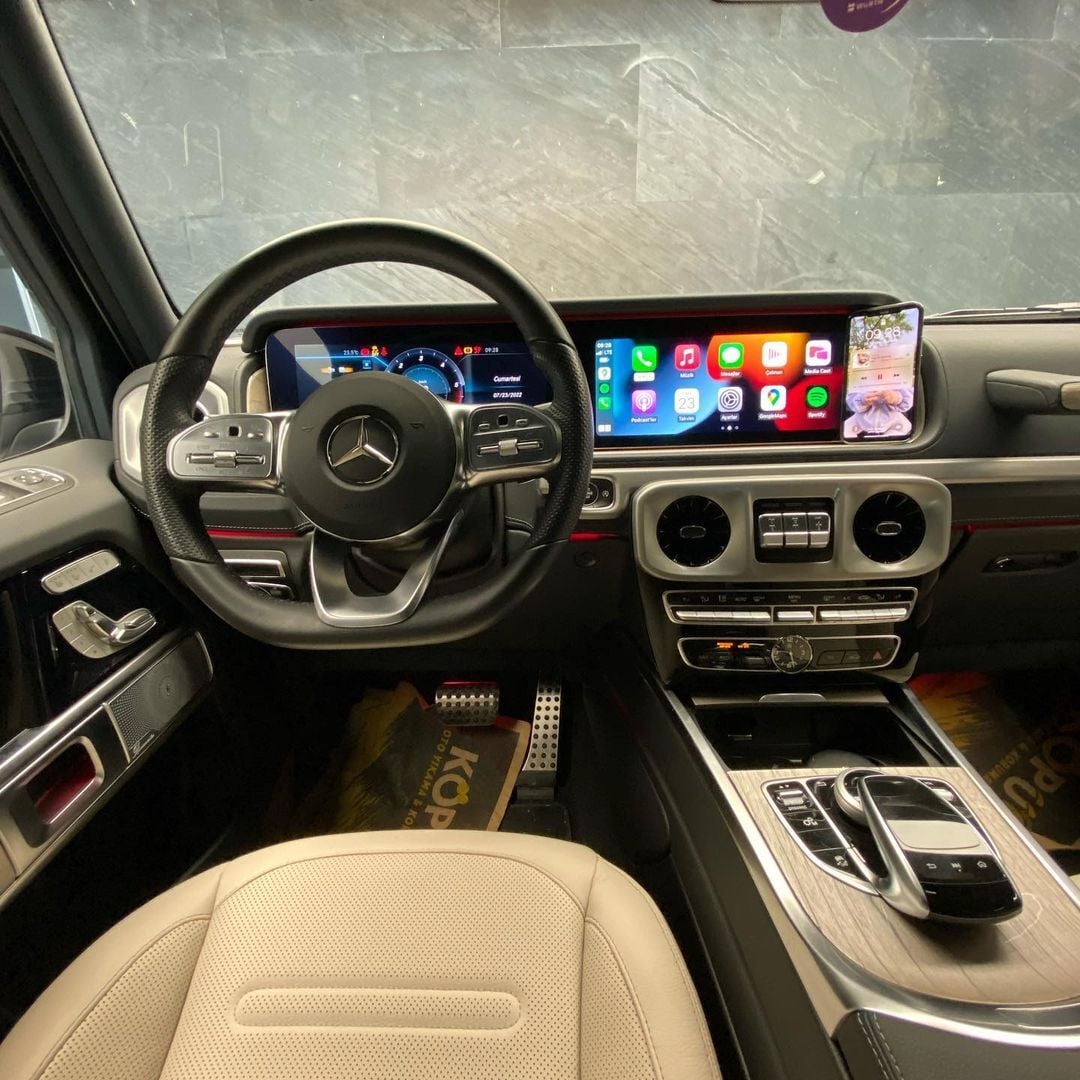 Mercedes G Kasa W464 Orjinal Ekrana Carplay+And.Auto İnterface