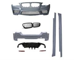Bmw 5 Serisi F10 2010-2017 İçin Uyumlu M5 Görünüm Body Kit+ Panjur (Böbrek)