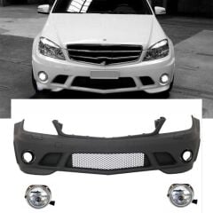 Mercedes W204 2007-2011 C63 Uyumlu Yedek Parça Ön Tampon (Makyajsız)