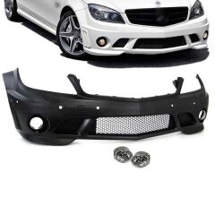 Mercedes W204 2007-2011 C63 Uyumlu Yedek Parça Ön Tampon (Makyajsız)