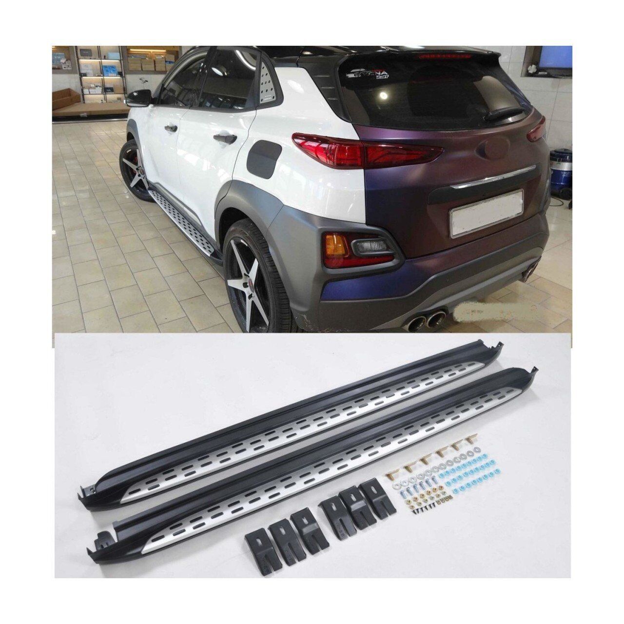 Hyundai Kona 2018+ Uyumlu BMW Görünümlü Yan Basamak