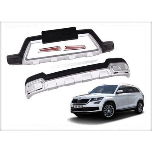 Skoda Kodiaq Uyumlu 2017+ Ön ve Arka Tampon Koruma