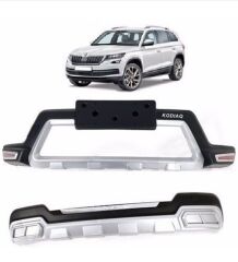 Skoda Kodiaq Uyumlu 2017+ Ön ve Arka Tampon Koruma
