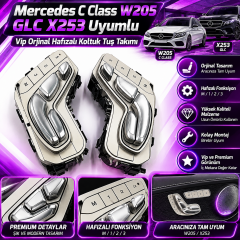 Mercedes C Class W205 GLC X253 Vip Orjinal Hafızalı Koltuk Tuş Takımı