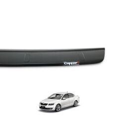 Skoda Octavia Uyumlu 2013 - Arka Tampon Eşiği Parlak