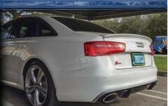 Audi A6 C7 Kasa Uyumlu Anatomik Spoiler Boyasız