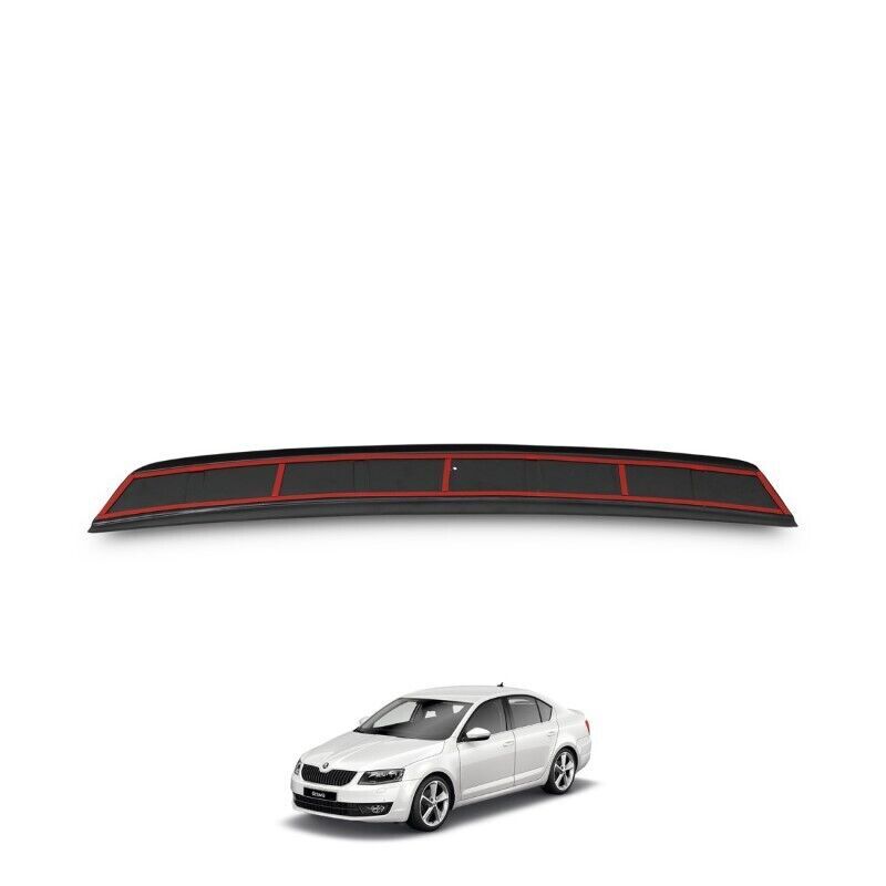 Skoda Octavia Uyumlu 2013 - Arka Tampon Eşiği Parlak