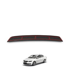 Skoda Octavia Uyumlu 2013 - Arka Tampon Eşiği Parlak