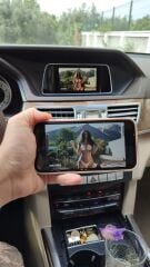 Mercedes E Kasa W212 Orjinal Ekrana Carplay+And.Auto İnterface