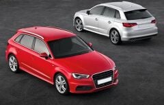 Audi A3 V8 2012-2020 OEM Uyumlu Tavan Çıtası / Gümüş