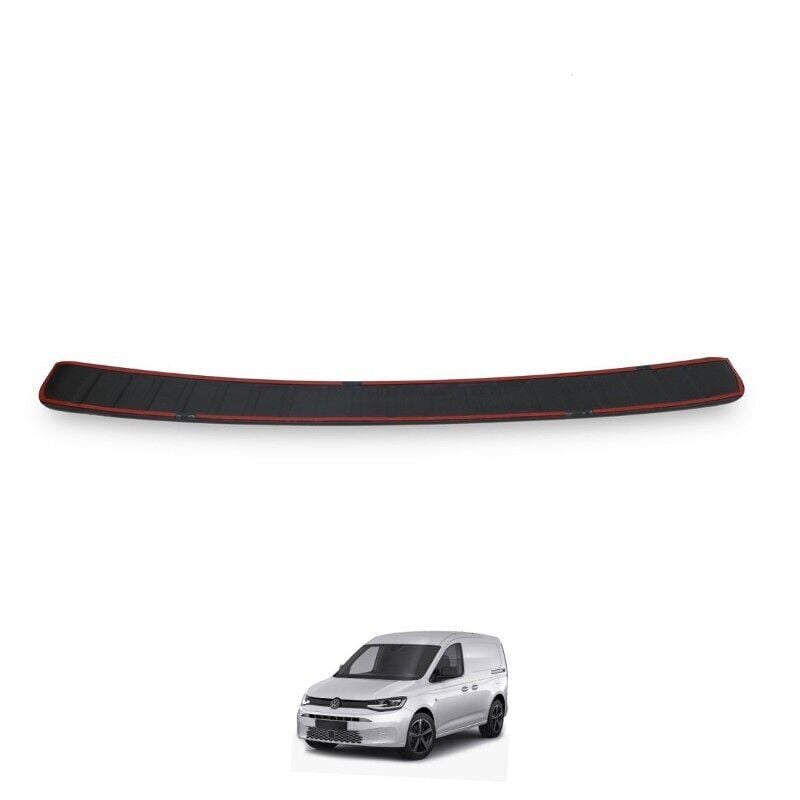 Volkswagen Caddy 2021+ Uyumlu Yedek Parça  Arka Tampon Eşiği Mat