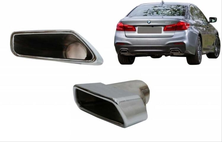 Bmw 5 Serisi G30 Uyumlu Yedek Parça M-TECH Egzoz Seti Silver