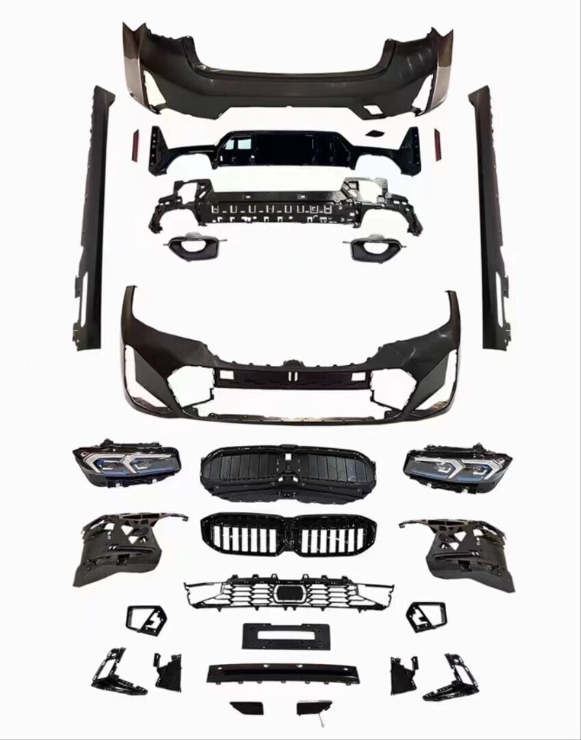 Bmw 3 Serisi 2019+ G20 İçin 2022 + Facelift Body Kit (Ön-Arka-Yan-Panjur-Egzoz-Far)