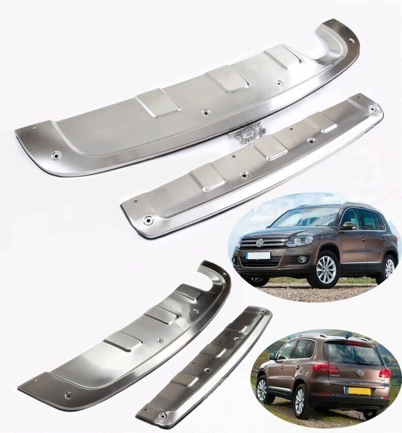 Volkswagen Tiguan 2008-2015 Uyumlu  Ön ve Arka Difüzör / Metal