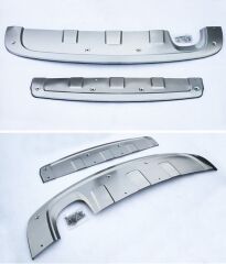 Volkswagen Tiguan 2008-2015 Uyumlu  Ön ve Arka Difüzör / Metal