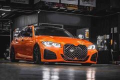 Bmw 3 Serisi G20 2019+ İçin Uyumlu G22 Dönüşüm Ön Tampon & Panjur Seti