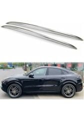 Porsche Cayenne 2018+ Uyumlu OEM Tavan Çıtası / Gümüş