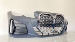 Bmw 3 Serisi G20 İçin Uyumlu G22 Dönüşüm Body Kit (Krom Çerçeveli)