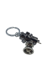 Turbo Büyük Sportif Anahtarlık Krom