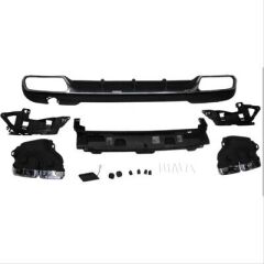 Mercedes W212 E63 Uyumlu Yedek Parça Amg Makyajlı Kasa Difüzör Egzoz Seti