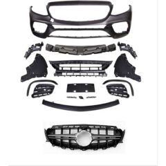 Mercedes W213 2016+ E63 Uyumlu Yedek Parça Ön Tampon & Panjur Seti