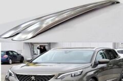 Peugeot P 3008 2016+ Uyumlu OEM Tavan Çıtası / Gümüş