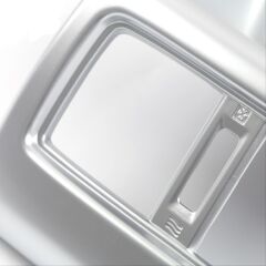Honda Civic FE1 2022 İçin Uyumlu Arka Klima Panel Kaplama - Silver