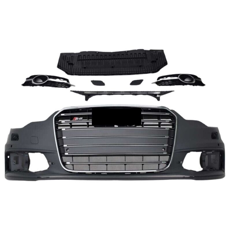 Audi A6 2012-2014  Uyumlu S6 Ön Tampon Panjur Seti