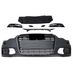 Audi A6 2012-2014  Uyumlu S6 Ön Tampon Panjur Seti