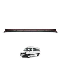 Volkswagen Crafter 2012 - 2017 Uyumlu Arka Tampon Eşiği Parlak Siyah