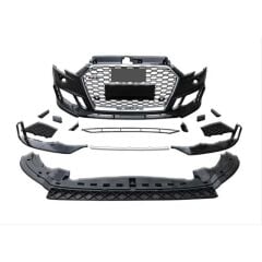 Audi A3 2016-2020 RS3 Uyumlu Yedek Parça Ön Tampon Panjur Seti Hatchback Makyajlı Kasa