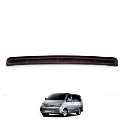 Volkswagen Transporter T5 2003 - 2009 Uyumlu Arka Tampon Eşiği Parlak Siyah