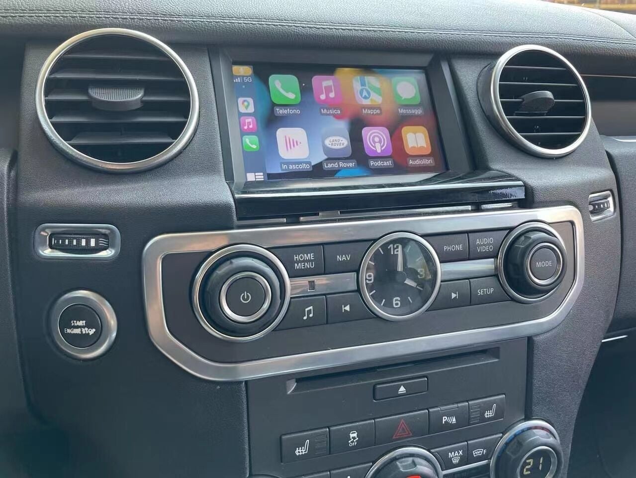 Land Rover Discovery4 Orj.Ekrana Carplay+And.Auto İnterface