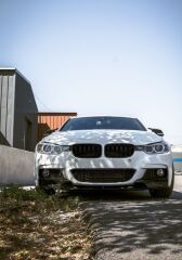 Bmw 3 Serisi F30 2012-2018 İçin Uyumlu M Sport Ön Lip - Piano Black 3 Parça